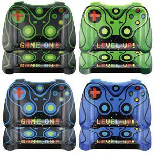 40 Pcs Video Game Controller Plates, Blue and Green Video Game Birthday Decorations Level up Party Plates for Kids Gaming Party Supplies, 9 x 12.5 inches 40 Pcs Video Game Controller Plates, Blue and Green Video Game Birthday Decorations Level up Party Plates for Kids Gaming Party Supplies, 9 x 12.5 inches