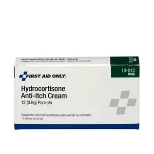 First Aid Only 18-012 Hydrocortisone Cream Packets, 12 Count First Aid Only 18-012 Hydrocortisone Cream Packets, 12 Count