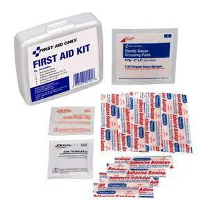 First Aid Only PhysiciansCare On-The-Go Emergency First Aid Kit for Home, Work, and Travel, 13 Pieces (Antiseptic wipes, Sting Relief wipes, Gauze pads, Bandages) First Aid Only PhysiciansCare On-The-Go Emergency First Aid Kit for Home, Work, and Travel, 13 Pieces (Antiseptic wipes, Sting Relief wipes, Gauze pads, Bandages)