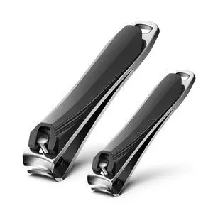 FERYES 2 Pack Nail Clippers - Sharp Nail Trimmers for Men Women Adult, Stainless Steel Fingernail & Toenail Clippers for Thick Nails FERYES 2 Pack Nail Clippers - Sharp Nail Trimmers for Men Women Adult, Stainless Steel Fingernail & Toenail Clippers for Thick Nails