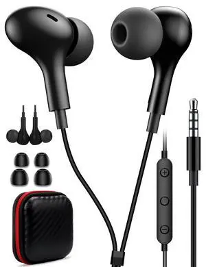 3.5mm Wired Earbuds with Mic for MacBook Neo/Chormebook PC,Magnetic In Ear Buds for Moto G Stylus Power Paly Pure,Hifi School Kid Headphones,Noise Isolation Airplane Jack Earphones for Samsung A15 A14 3.5mm Wired Earbuds with Mic for MacBook Neo/Chormebook PC,Magnetic In Ear Buds for Moto G Stylus Power Paly Pure,Hifi School Kid Headphones,Noise Isolation Airplane Jack Earphones for Samsung A15 A14