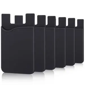 Adhesive Card Holder, 6 Pack Silicone Credit Card Holder for iPhone, Adhesive Silicone Back of Phone Wallet,Rubber Card Holder for Phone Case for iPhone 17 16 15 14 13 Pro Max,iPad,Samsung,LG,Tablet Adhesive Card Holder, 6 Pack Silicone Credit Card Holder for iPhone, Adhesive Silicone Back of Phone Wallet,Rubber Card Holder for Phone Case for iPhone 17 16 15 14 13 Pro Max,iPad,Samsung,LG,Tablet