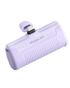 Kuulaa Portable Charger iPhone 4500mAh Mini Power Bank,Cute Battery Pack Backup Charger Travel Compatible with iPhone 14/13/12/11/XS/XR/Airpods (Purple) Kuulaa Portable Charger iPhone 4500mAh Mini Power Bank,Cute Battery Pack Backup Charger Travel Compatible with iPhone 14/13/12/11/XS/XR/Airpods (Purple)