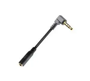 ienza Replacement SC4 TRS-TRRS, TRS 3.5mm Female to TRRS Male Rode Movo BOYA Recording Microphone Adapter Cable Cord for iPhone, Smartphone & Other Devices ienza Replacement SC4 TRS-TRRS, TRS 3.5mm Female to TRRS Male Rode Movo BOYA Recording Microphone Adapter Cable Cord for iPhone, Smartphone & Other Devices