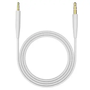 Replacement Audio Cable Cord Wire Compatible with Bose 700 QuietComfort QC45 QC35II QC35 QC25 Noise Cancelling Headphones, SoundTrue Soundlink On-Ear 2 OE2 OE2i Headphones Aux Cord (No Mic) (White) Replacement Audio Cable Cord Wire Compatible with Bose 700 QuietComfort QC45 QC35II QC35 QC25 Noise Cancelling Headphones, SoundTrue Soundlink On-Ear 2 OE2 OE2i Headphones Aux Cord (No Mic) (White)