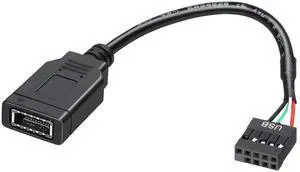 Fyntave USB 2.0 to Type-E Motherboard Header Extension Cable, USB 2.0 9 Pin Female toUSB+USB 3.1 TypeE Motherboard Connector Adapter, USB3.2 Gen 1 Header USB-C Front Panel Adapter Cable for Computer Fyntave USB 2.0 to Type-E Motherboard Header Extension Cable, USB 2.0 9 Pin Female toUSB+USB 3.1 TypeE Motherboard Connector Adapter, USB3.2 Gen 1 Header USB-C Front Panel Adapter Cable for Computer