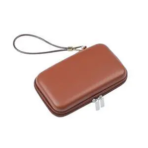Ishqyn Portable Hard Shell Travel Organizer Case, Waterproof Shockproof Electronics Carrying Case for Tech Gadgets, 7.1x3.9 inch Brown, Purse-Friendly for Everyday Carry & On-the-Go (Case Only) Ishqyn Portable Hard Shell Travel Organizer Case, Waterproof Shockproof Electronics Carrying Case for Tech Gadgets, 7.1x3.9 inch Brown, Purse-Friendly for Everyday Carry & On-the-Go (Case Only)