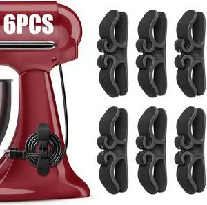 Cord Organizer for Appliances,Cord Wraps for Electrical Cords,6 Pack Stick- Winder for Kitchen Appliances, Compatible with Mixer, Coffee Maker, Blender, Air Fryer,Kitchen Appliance Cord Organizer Cord Organizer for Appliances,Cord Wraps for Electrical Cords,6 Pack Stick- Winder for Kitchen Appliances, Compatible with Mixer, Coffee Maker, Blender, Air Fryer,Kitchen Appliance Cord Organizer