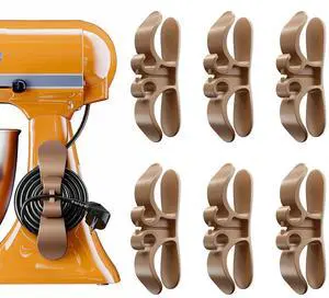 Cord Organizer for Appliances, 6 Pack Appliance Cord Organizer Stick On, Soft Rubber Appliance Cord Wrap with Strong Adhesive, Cord Holder for Kitchen Appliances, Perfect for Coffee Maker Air Fryer Cord Organizer for Appliances, 6 Pack Appliance Cord Organizer Stick On, Soft Rubber Appliance Cord Wrap with Strong Adhesive, Cord Holder for Kitchen Appliances, Perfect for Coffee Maker Air Fryer