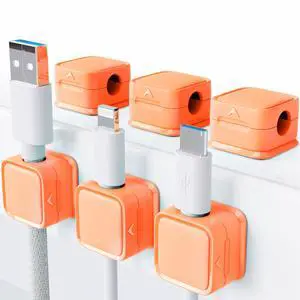 smofish Magnetic Cord Organizer Holder, 6 Pack Desk Cable Clips Management, Hide Phone Charging Cable Keeper, Strong Adhesive Wire Charger Holder for Nightstand, Kitchen Appliances, Office Supplies smofish Magnetic Cord Organizer Holder, 6 Pack Desk Cable Clips Management, Hide Phone Charging Cable Keeper, Strong Adhesive Wire Charger Holder for Nightstand, Kitchen Appliances, Office Supplies