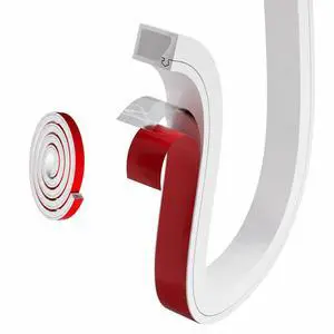 39" Flexible Cord Hider Wall for Mounted TV Single Wire,Side Buckle Square Wall Cable Hider Hiding Wires Along Wall,Silicone Electical Cord Cover 39" Flexible Cord Hider Wall for Mounted TV Single Wire,Side Buckle Square Wall Cable Hider Hiding Wires Along Wall,Silicone Electical Cord Cover