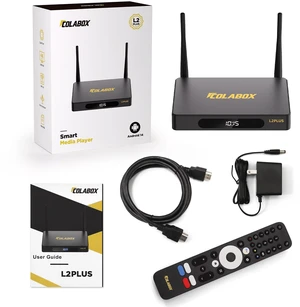 Cola L2 PLUS Smart Colabox TV Box 2026,4K Ultra HD Streaming Media Player, 4GB RAM 64GB ROM, Wi-Fi 6 & Gigabit Ethernet Dual Band Network, Android 14.0 OS with Voice Remote, Home Theater Plug and Play Cola L2 PLUS Smart Colabox TV Box 2026,4K Ultra HD Streaming Media Player, 4GB RAM 64GB ROM, Wi-Fi 6 & Gigabit Ethernet Dual Band Network, Android 14.0 OS with Voice Remote, Home Theater Plug and Play
