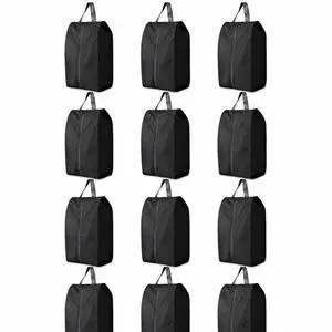 QXWPBV Travel Shoe Bags, 12 Pack Black Large Shoe Organizer Bags with Zipper and Handle, Water-Resistant Oxford Fabric Shoe Pouches for Travel, Closet, Gym and Storage QXWPBV Travel Shoe Bags, 12 Pack Black Large Shoe Organizer Bags with Zipper and Handle, Water-Resistant Oxford Fabric Shoe Pouches for Travel, Closet, Gym and Storage