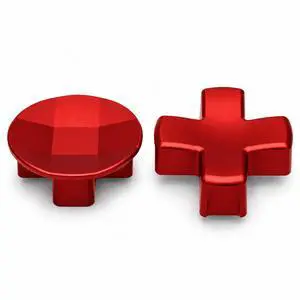 QXWPBV 2-Pack Magnetic Metal D-Pad Replacement Buttons for Xbox Elite Series 2, Series 2 Core and Xbox One Elite Controllers, Red QXWPBV 2-Pack Magnetic Metal D-Pad Replacement Buttons for Xbox Elite Series 2, Series 2 Core and Xbox One Elite Controllers, Red