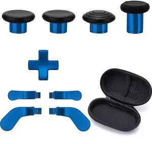 QXWPBV Xbox Elite Series 2 Controller Replacement Thumbsticks, Magnetic Metal, Blue, Compatible with Model 1797 QXWPBV Xbox Elite Series 2 Controller Replacement Thumbsticks, Magnetic Metal, Blue, Compatible with Model 1797