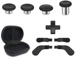 Xbox Elite Series 2 Core Controller Upgrade Metal Thumbsticks, Paddles & D-Pad Kit with Magnetic Buttons (Black&Silver) Xbox Elite Series 2 Core Controller Upgrade Metal Thumbsticks, Paddles & D-Pad Kit with Magnetic Buttons (Black&Silver)