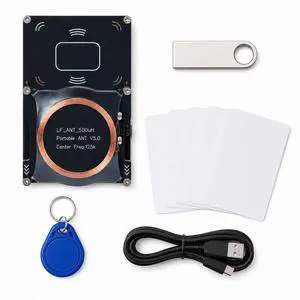 QXWPBV Proxmark3 Easy V5.0 RFID Reader Writer Kit 125kHz/13.56MHz with Quick Start USB QXWPBV Proxmark3 Easy V5.0 RFID Reader Writer Kit 125kHz/13.56MHz with Quick Start USB