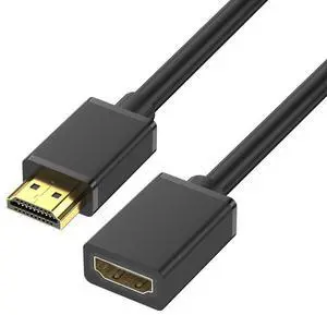 HDMI Male to Female Extension Cable 2.0 4K HDMI Cable TV Computer Set-Top Box Monitor Projector Lengthened HDMI Male to Female Extension Cable 2.0 4K HDMI Cable TV Computer Set-Top Box Monitor Projector Lengthened