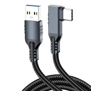 5 M VR Cable Usb3.2 to USB Type-C Cable Switch Elbow USB Cable Quest2 Streaming Cable 10G Camera Cable 5 M VR Cable Usb3.2 to USB Type-C Cable Switch Elbow USB Cable Quest2 Streaming Cable 10G Camera Cable