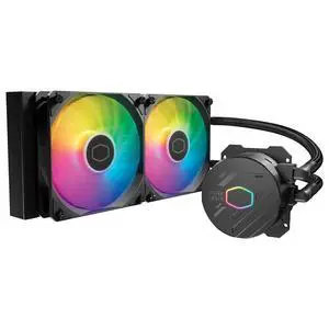 MasterLiquid 240L Core 240mm Close-Loop AIO Liquid Cooler, ARGB Sync, Gen S Coldplate Pump, 120mm PWM, CryoFuze Thermal Paste AMD AM5/AM4, Intel LGA 1851/1700/1200 (MLW-D24M-A18PZ-R1) MasterLiquid 240L Core 240mm Close-Loop AIO Liquid Cooler, ARGB Sync, Gen S Coldplate Pump, 120mm PWM, CryoFuze Thermal Paste AMD AM5/AM4, Intel LGA 1851/1700/1200 (MLW-D24M-A18PZ-R1)