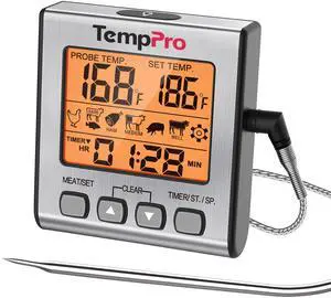 TempTrack Digital Meat Thermometer for Cooking and Grilling TempTrack Digital Meat Thermometer for Cooking and Grilling