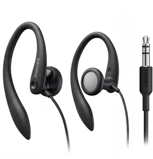 SHS3200BK Flexible Earhook Headphones, Black SHS3200BK Flexible Earhook Headphones, Black
