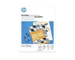Everyday Business Paper, Glossy, 8.5x11 in, 32 lb, 150 sheets, works with laser printers (4WN08A) Everyday Business Paper, Glossy, 8.5x11 in, 32 lb, 150 sheets, works with laser printers (4WN08A)