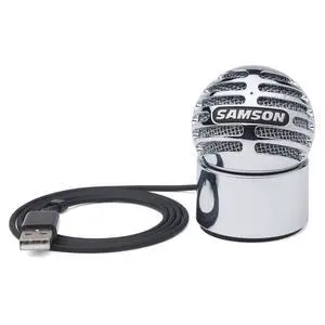 Meteorite Ultra-Portable USB Condenser Microphone - Silver Meteorite Ultra-Portable USB Condenser Microphone - Silver