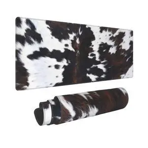 Cow Gaming Mouse Pad Extended Large Mouse Mat 31.5 X 11.8 Inch Nonslip Rubber Base Long Desk Pad Stitched Edges Mousepad Mice Pad for Office Home Game Cow Gaming Mouse Pad Extended Large Mouse Mat 31.5 X 11.8 Inch Nonslip Rubber Base Long Desk Pad Stitched Edges Mousepad Mice Pad for Office Home Game
