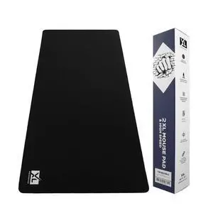 2XL Huge Extra Large Gaming Mousepad for Full Desk - Super Thick Nonslip Rubber Base and Waterproof Desktop Keyboard Extended Mouse Mat (Black, 2XL (36''x18'')) 2XL Huge Extra Large Gaming Mousepad for Full Desk - Super Thick Nonslip Rubber Base and Waterproof Desktop Keyboard Extended Mouse Mat (Black, 2XL (36''x18''))