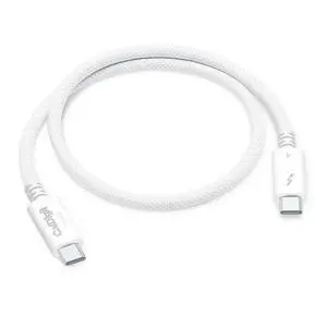 Thunderbolt 4 Pro Braided Cable - 40Gbps 240W Power Delivery, Compatible with Thunderbolt 3, Thunderbolt 5, USB4 Type C, MacBook Pro, iMac, iPhone 17 (Pro 0.5m Thunderbolt 4/USB4, White) Thunderbolt 4 Pro Braided Cable - 40Gbps 240W Power Delivery, Compatible with Thunderbolt 3, Thunderbolt 5, USB4 Type C, MacBook Pro, iMac, iPhone 17 (Pro 0.5m Thunderbolt 4/USB4, White)