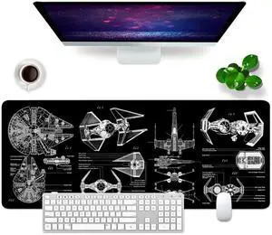 Black Gaming Mouse Pad Large Mouse Pad XL Desk Mat 31.5x11.8x0.12 inch Large Desk Pad Design Keyboard Pad (Design -6) Black Gaming Mouse Pad Large Mouse Pad XL Desk Mat 31.5x11.8x0.12 inch Large Desk Pad Design Keyboard Pad (Design -6)