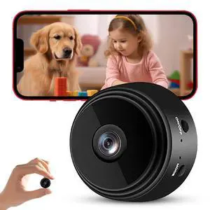 1080P Hidden Camera Spy Camera WiFi, Mini Nanny Cam with Night Vision, Motion Detection, Small Wireless Home Security Surveillance Cam for Indoor, Pet, Baby, Nanny Monitoring 1080P Hidden Camera Spy Camera WiFi, Mini Nanny Cam with Night Vision, Motion Detection, Small Wireless Home Security Surveillance Cam for Indoor, Pet, Baby, Nanny Monitoring