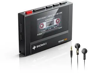 SnowSky/FiiO Echo MINI HiFi Bluetooth MP3 Player, 15Hours Playback, Independent Volume Control with 3.5mm/4.4mm Headphones Outputs (Black with Earphone) SnowSky/FiiO Echo MINI HiFi Bluetooth MP3 Player, 15Hours Playback, Independent Volume Control with 3.5mm/4.4mm Headphones Outputs (Black with Earphone)