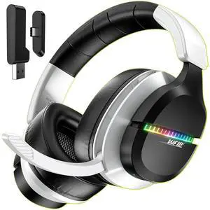 WF18 Wireless Gaming Headset, Up to 100H Battery, 2.4GHz & Bluetooth 5.3, 7.1 Surround Sound for FPS, Battle Royale & Sports Games for ps5, PC, Switch, Mobile WF18 Wireless Gaming Headset, Up to 100H Battery, 2.4GHz & Bluetooth 5.3, 7.1 Surround Sound for FPS, Battle Royale & Sports Games for ps5, PC, Switch, Mobile