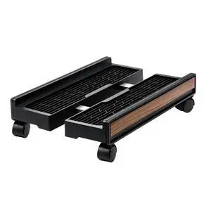 Adjustable Rolling Computer Cart with Wheels - PC Tower Stand Mobile CPU Floor Cart for Gaming Desktop Adjustable Rolling Computer Cart with Wheels - PC Tower Stand Mobile CPU Floor Cart for Gaming Desktop