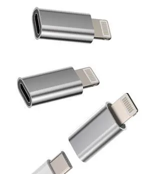 Lightning Male to USB C Female Charging Adapter (3 Pack) for iPhone 14 13 12 11 Pro Max Mini 7 8 Plus X Xs Xr Se Ipad Air 2019 Apple Dongle Type C Charger Cable Port Converter Cord Data Sync Connector Lightning Male to USB C Female Charging Adapter (3 Pack) for iPhone 14 13 12 11 Pro Max Mini 7 8 Plus X Xs Xr Se Ipad Air 2019 Apple Dongle Type C Charger Cable Port Converter Cord Data Sync Connector