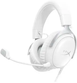 Cloud III Wired Gaming Headset, PC, PS5, Xbox Series X|S, Angled 53mm Drivers, DTS, Memory Foam, Durable Frame, Ultra-Clear 10mm Mic, USB-C, USB-A, 3.5mm White Cloud III Wired Gaming Headset, PC, PS5, Xbox Series X|S, Angled 53mm Drivers, DTS, Memory Foam, Durable Frame, Ultra-Clear 10mm Mic, USB-C, USB-A, 3.5mm White