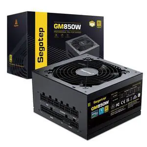 GM850 Power Supply 850W, PCIe 5.1 & ATX 3.1 Full Modular 80 Plus Gold Certified Gaming PSU for NVIDIA RTX 20/30/40 Series and AMD Graphics Cards GM850 Power Supply 850W, PCIe 5.1 & ATX 3.1 Full Modular 80 Plus Gold Certified Gaming PSU for NVIDIA RTX 20/30/40 Series and AMD Graphics Cards