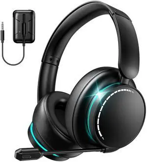 MD33 Wireless Gaming Headset for Xbox Series X|S, Xbox One, PS5, PC 60H Playtime Bluetooth Headphones with Noise Canceling Mic, 3D Surround MD33 Wireless Gaming Headset for Xbox Series X|S, Xbox One, PS5, PC 60H Playtime Bluetooth Headphones with Noise Canceling Mic, 3D Surround