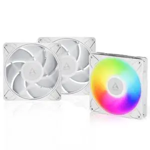 P14 Pro A-RGB (White) - 3 Pack - Powerful Premium Fan, 140 mm PWM Fan with Y-Cable Splitter, 400-2500 RPM, 0 RPM <5% PWM, 5V Digital RGB, Fluid Dynamic Bearing - White P14 Pro A-RGB (White) - 3 Pack - Powerful Premium Fan, 140 mm PWM Fan with Y-Cable Splitter, 400-2500 RPM, 0 RPM <5% PWM, 5V Digital RGB, Fluid Dynamic Bearing - White