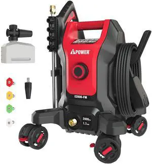 AiPower 2800 PSI 1.2 GPM Electric Pressure Washer with5 QC Nozzles AiPower 2800 PSI 1.2 GPM Electric Pressure Washer with5 QC Nozzles