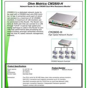 CM2800-H, Network Router for CM2800 CM2800-H, Network Router for CM2800