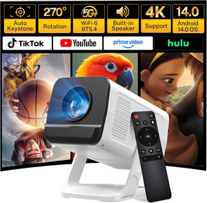 Proiettore Portatile TOPTRO TR26 1080P Full HD – 20000 Lumen, WiFi, Bluetooth, Correzione Automatica E Treppiede Incluso