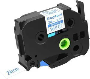 40 Pack Compatible with P-Touch TZe-253 AZE-253 TZ-253 Blue on White 24mm 0.94'' Laminated Label Tape Replacement for Ptouch PT-D600 PT-E500 PT-H500 PT-P710BT PT-1400 PT-9200DX Label Maker 40 Pack Compatible with P-Touch TZe-253 AZE-253 TZ-253 Blue on White 24mm 0.94'' Laminated Label Tape Replacement for Ptouch PT-D600 PT-E500 PT-H500 PT-P710BT PT-1400 PT-9200DX Label Maker