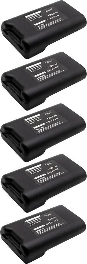 5 Pack BMP41, BMP61, M410 Battery Compatible with BMP41-BATT Label Printer 10.8V 1200mAh 5 Pack BMP41, BMP61, M410 Battery Compatible with BMP41-BATT Label Printer 10.8V 1200mAh