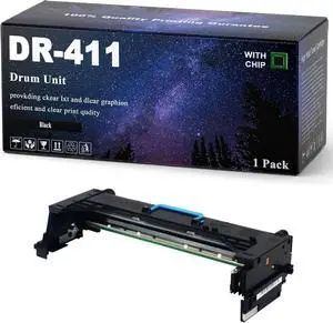 DR-411 DR411 Drum Unit Compatible for Konica Minolta Bizhub 223 283 7828 363 423 36 42 Printers,High Yield 80000 Pages with Chip DR-411 DR411 Drum Unit Compatible for Konica Minolta Bizhub 223 283 7828 363 423 36 42 Printers,High Yield 80000 Pages with Chip