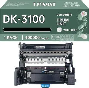 Compatible for Kyocera DK-3100 Drum Unit for Kyocera ECOSYS M3040idn M3540idn FS-2100DN - with Chip 400000 Pages @ 5% - Sharp Text & Clear Image for Home Office or Business - Black - 1 Pack Compatible for Kyocera DK-3100 Drum Unit for Kyocera ECOSYS M3040idn M3540idn FS-2100DN - with Chip 400000 Pages @ 5% - Sharp Text & Clear Image for Home Office or Business - Black - 1 Pack