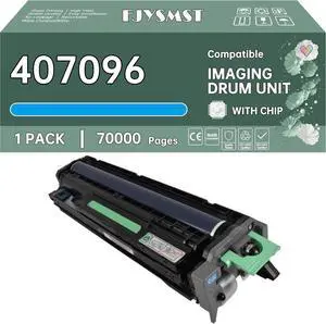 Compatible for Ricoh 407095 407096 Imaging Drum Unit for Ricoh Aficio SP C830DN C831DN - with Chip 70000 Pages @ 5% - Sharp Text & Clear Image for Home Office or Business (Cyan - 1 Pack) Compatible for Ricoh 407095 407096 Imaging Drum Unit for Ricoh Aficio SP C830DN C831DN - with Chip 70000 Pages @ 5% - Sharp Text & Clear Image for Home Office or Business (Cyan - 1 Pack)
