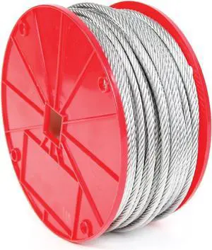 Koch Industries 003251 7 x 19 Galvanized Cable, 5/16-Inch by 200-Feet, silver | Electro galvanized steel , 7x19 Galvanized Cable , 1960lb working load for garage doors winches and tie downs Koch Industries 003251 7 x 19 Galvanized Cable, 5/16-Inch by 200-Feet, silver | Electro galvanized steel , 7x19 Galvanized Cable , 1960lb working load for garage doors winches and tie downs